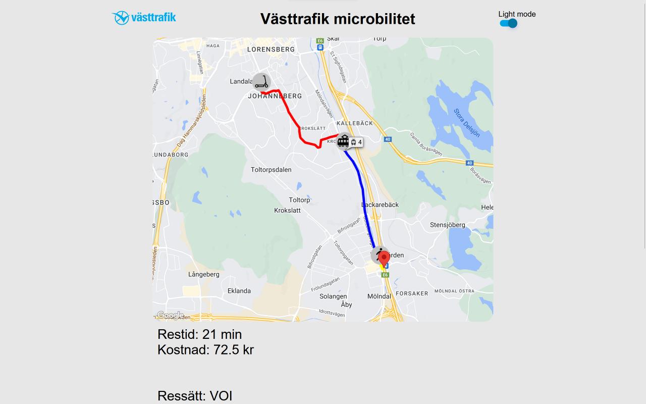 Trip details